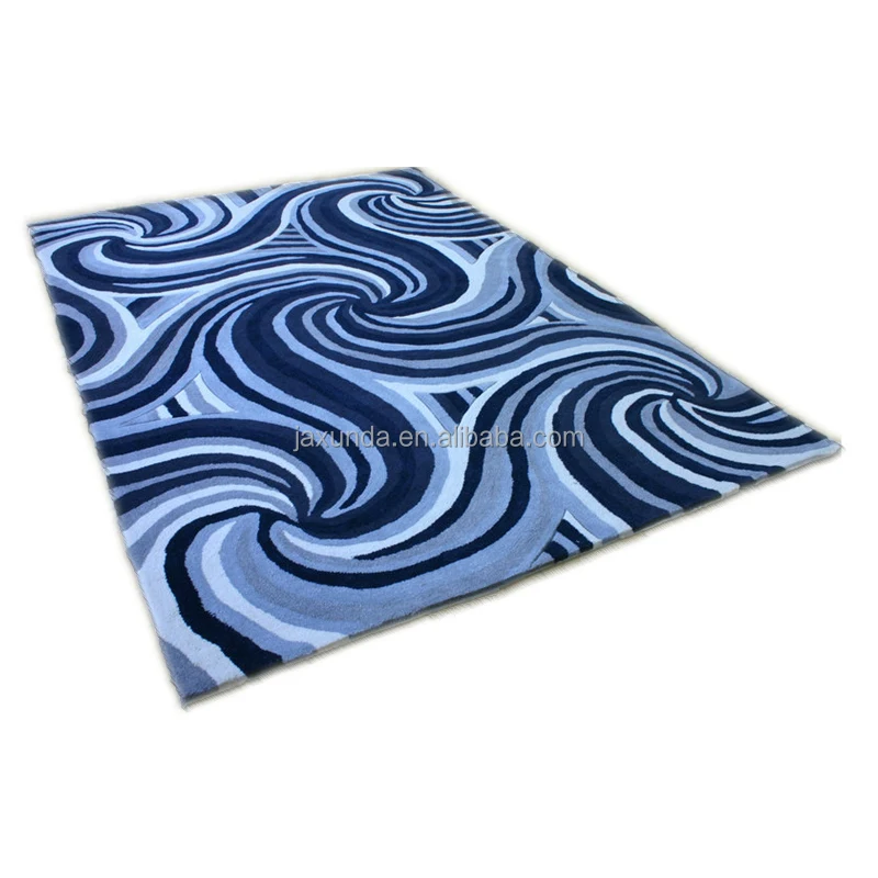 100% New zealand wool rug hand tufted carpet for floor