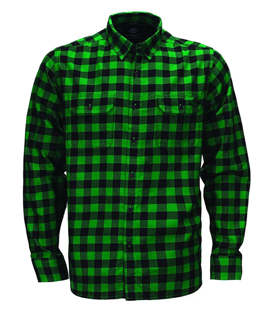 cotton fashion mens uniforms work custom plaid shirt work wear uniform with long sleeve tshirt