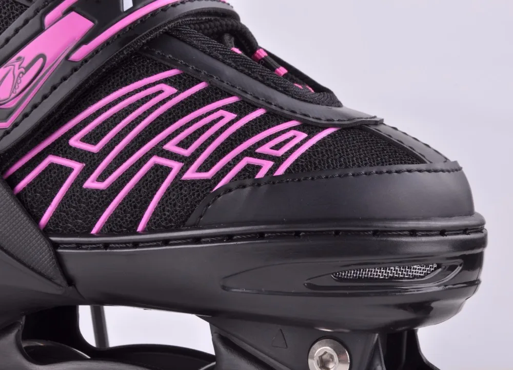 Amazon Hot selling 80mm PU wheels patines 4 ruedas flashing roller inline skates