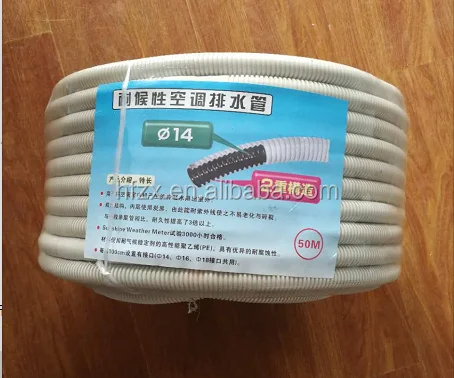 50m/roll PE flexible air conditioner plastic drain pipe