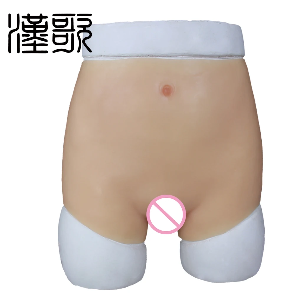 Silicone S Artificial Vagina Underwear Boxer For Crossdresser Fake Ass Girl Virginity Vagina