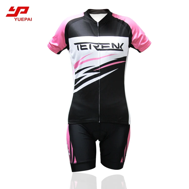 New Custom logo sublimated wholesale bike uniform bicycling custom women cycling jerseys clothing