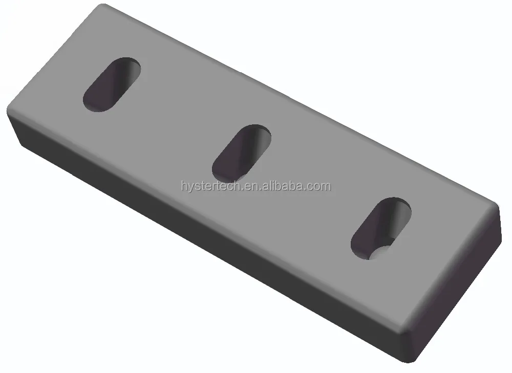 Cast Nihard 4 billets/liners for Feeding Chute liner protection 55-60HRC