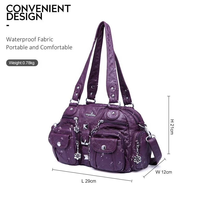 
Angel Kiss Women Casual Bag shoulder bag Large Purses and Handbags pu soft crossbody bags handbags for women 