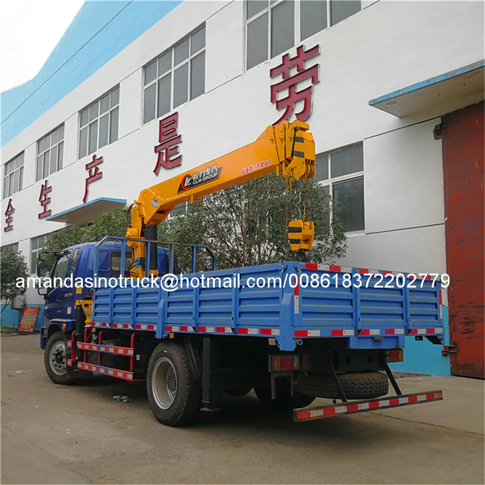 
Foton delivery truck mounted 7 ton lorry crane for sale 