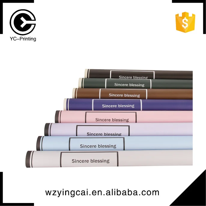 
Luxury colorful flower cellophane cellophane wrapping glass paper 