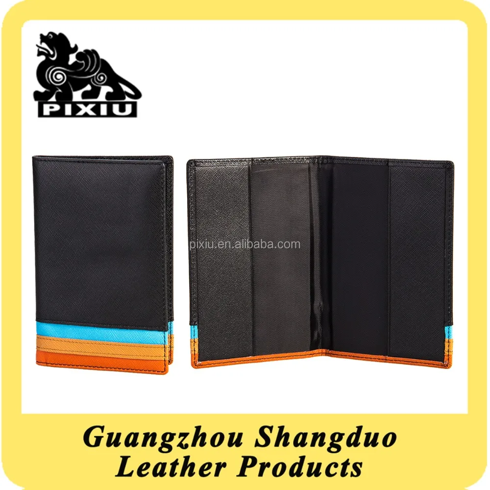New Design Custom High Quality personalized cheap leather travel passport holder