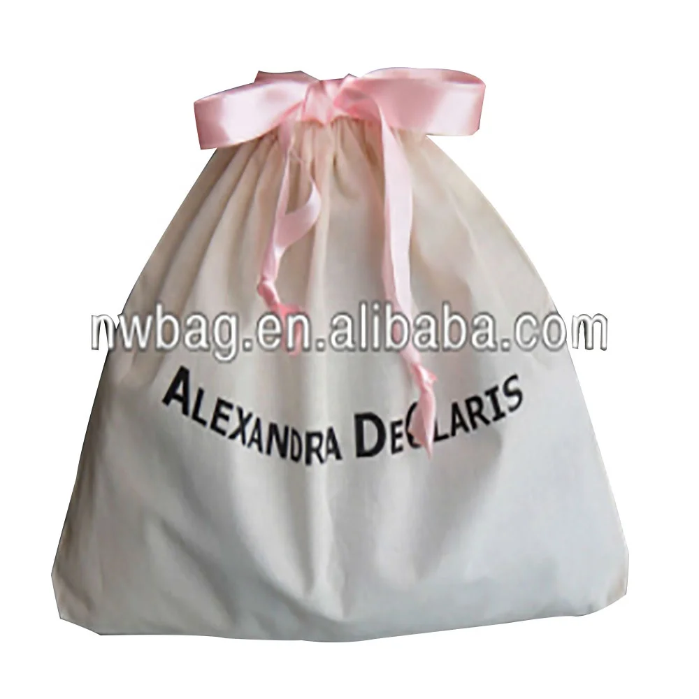 
Custom Printed Cotton Drawstring Dustbag 