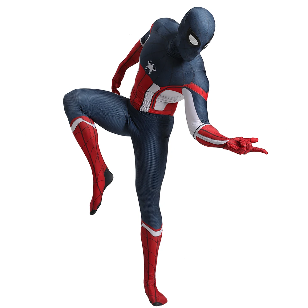 Супер паук Герой зентай для взрослых смешной Косплей Костюм зентай дешевый зентай для взрослых