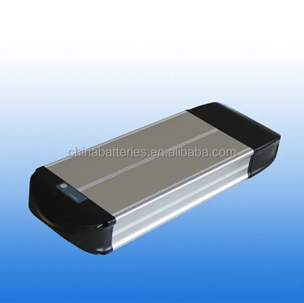 lithium polymer battery 36v 10ah / 36 volt lithium ion battery for electric bicycle with rear rack case