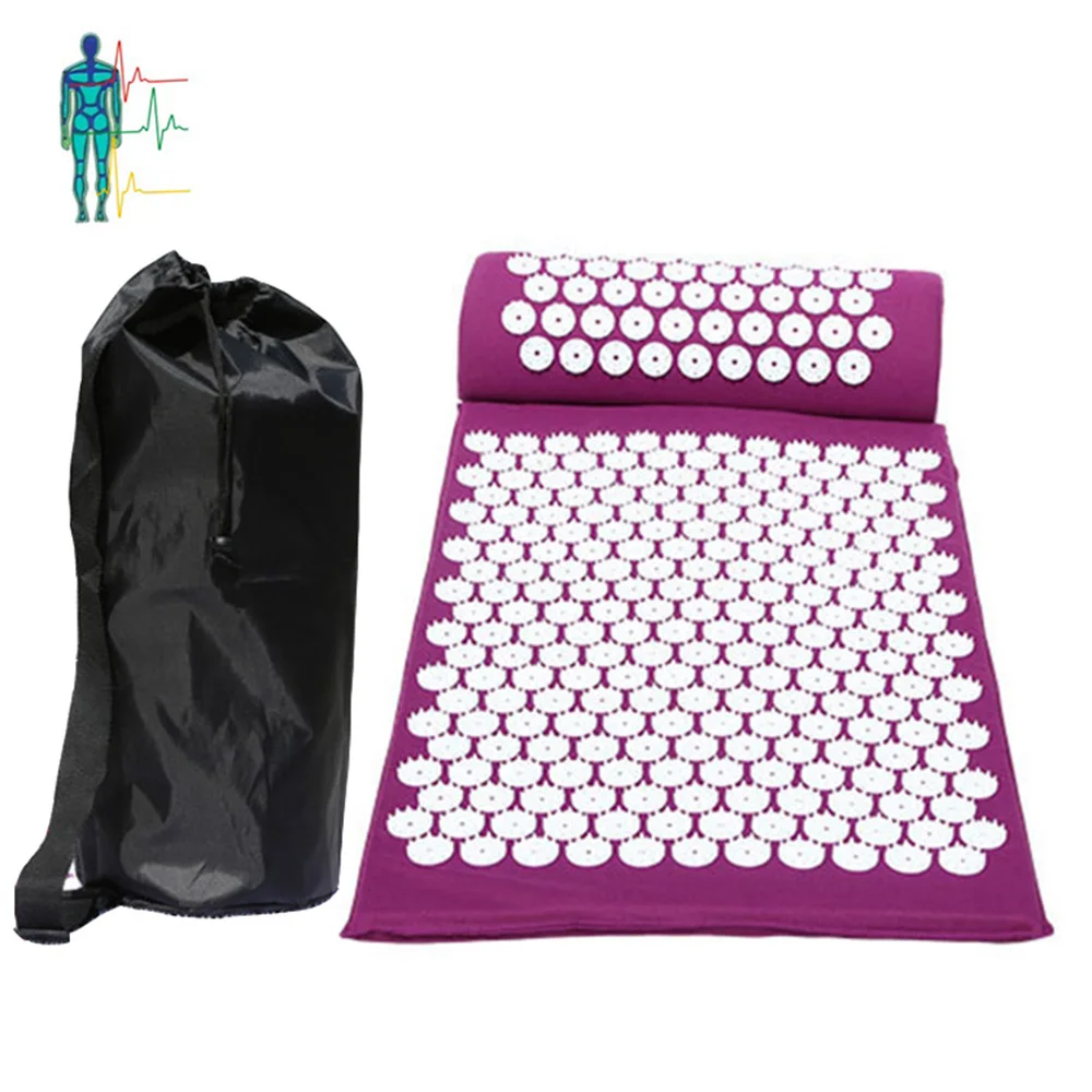 Коврик для массажа ног с подушкой, высокая плотность