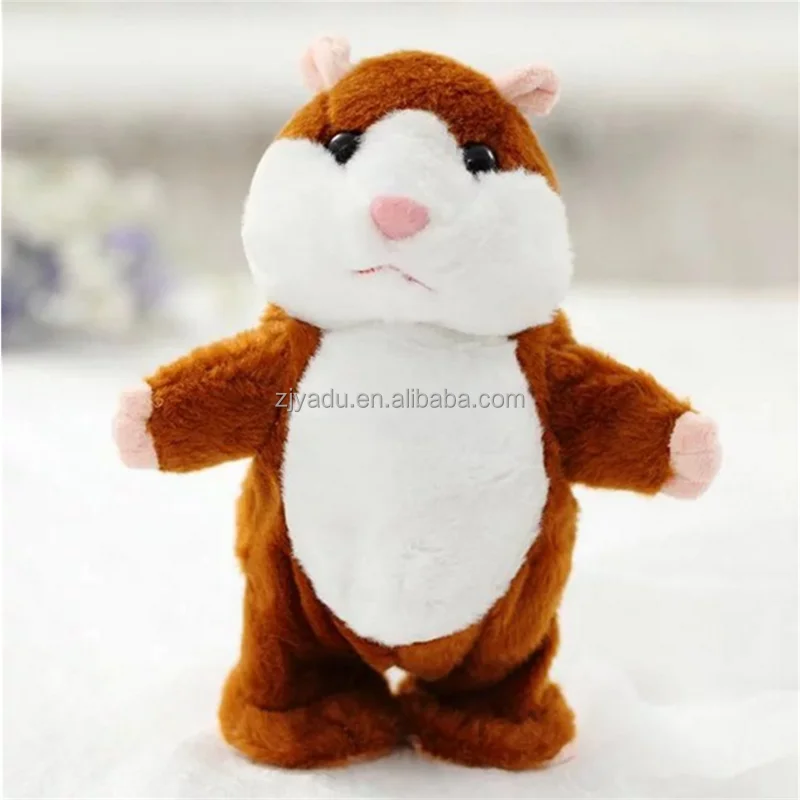 Cute Walking Repeat Talking X Dancing Hamster / Plush Hamster Toy / Plush Speaking Nodding Hamster Animal Toy For Kid