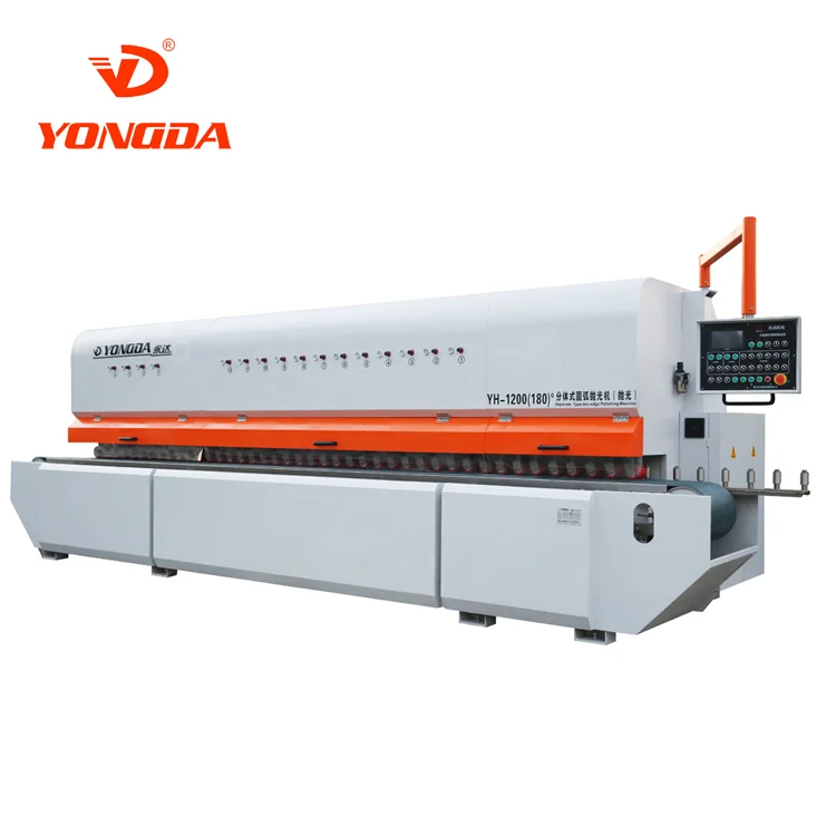
YONGDA YH-1200 1/2 180 degree Stone Arc-edge Grinding and Polishing Machine high precision and high output (separated type) 