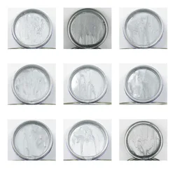 Automotive body touch-up paints twinkling fine silver glitter gray car base coating paint