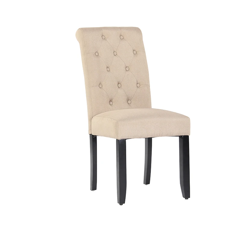 
Modern luxury restaurant wood Fabric dining chair restaurant chairs 
