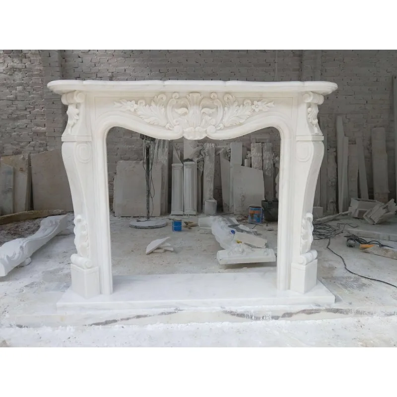 Customized factory price  marble electric fireplace for home ,hotel or villa decoration