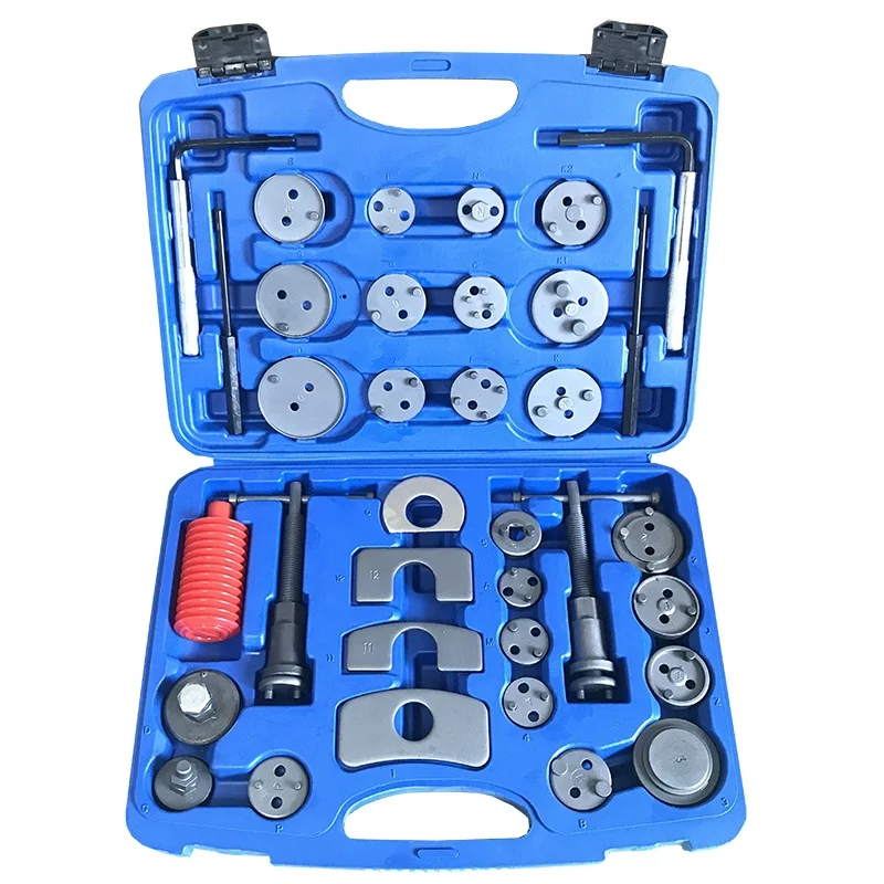 22pcs Heavy Duty Disc Brake Caliper Tool Set and Wind Back Kit for Brake Pad Replacement