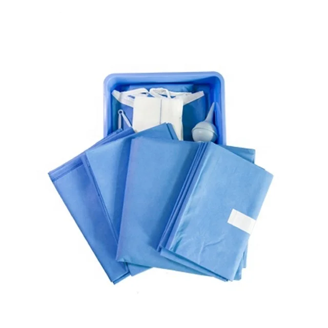 
2021 Nonwoven Medical Surgical Pack Set For C-section Surgery 