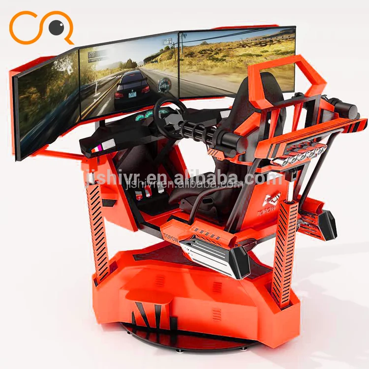 Outdoor Amusement Park Equipment High Quality 6DOF racing car video games