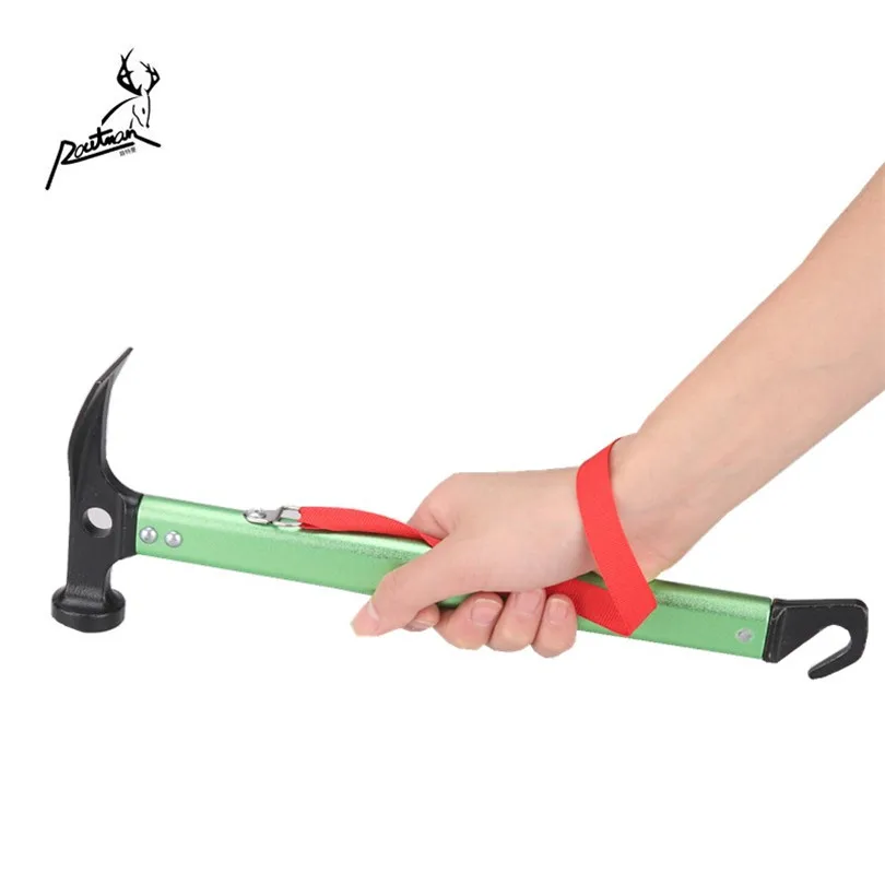 
RO-23 ROUTMAN Chipping Hammer With Aluminum Alloy Handle Outdoor Camping Portable Handle Hammer 
