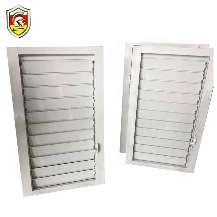 2018 Hot Sale Security Luxury Jalousie Window Shutter Aluminum Wooden Louvered windows