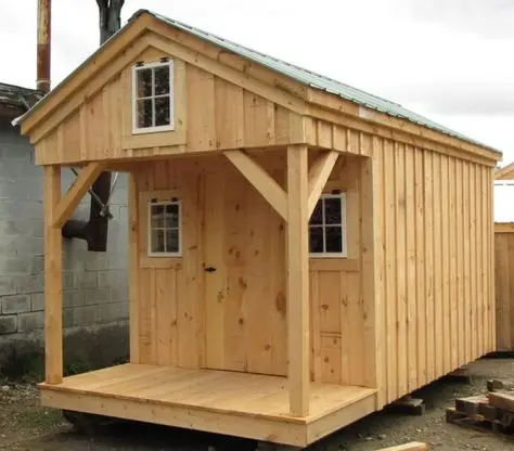 
Prefab wooden bunk house tiny house cabin kits 
