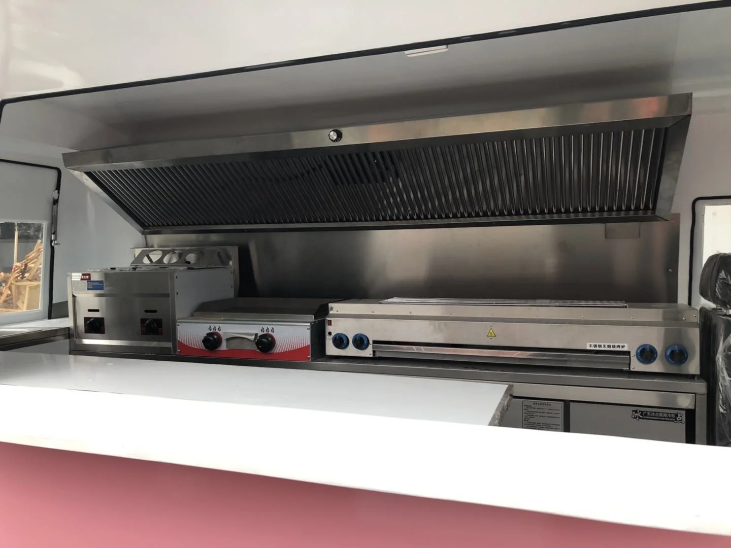 Mobile dining bus electric fast food vending car for hot sale