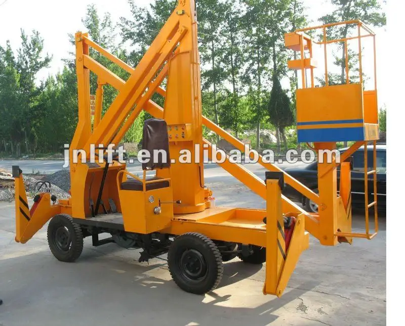 14m mobile diesel hydraulic telescopic boom lift