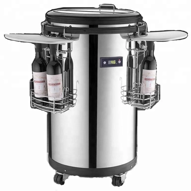 Pc-50e Hotel Portable Vertical Round Barrel Electric Beverage Party Cooler