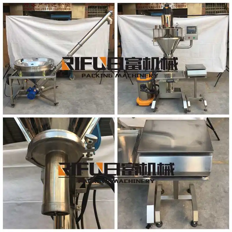 Semi Automatic Micro Dosing / Powder Filling Machine / Auger Filler and Weigher / Screw Conveyor