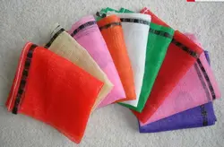 Potato onion packaging poly mesh onion net sack pp leno bag