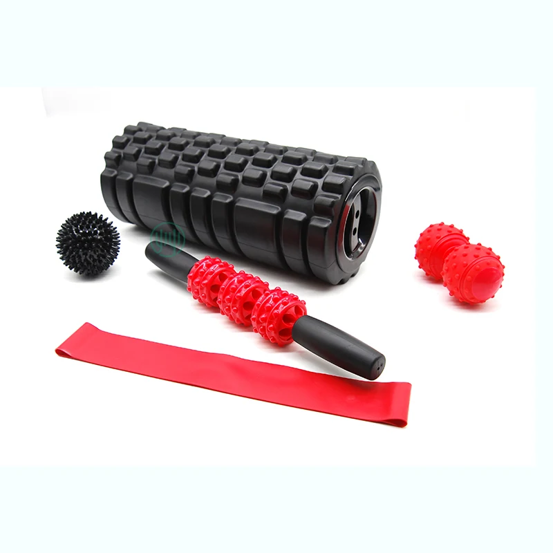 
Home Gym Equipment Black EVA Yoga Massage Foam Roller Set 