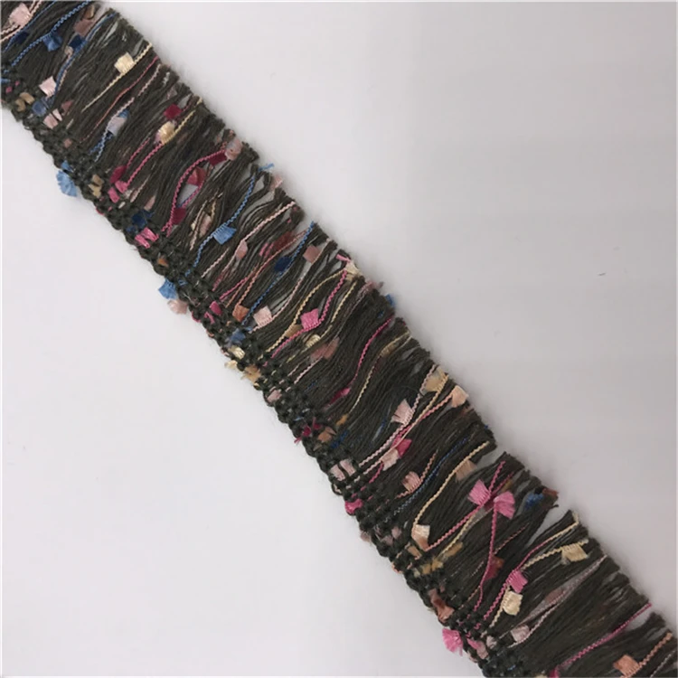 Guangzhou supplier cotton pillow tassel sewing accessories for clothing boho fringe trim