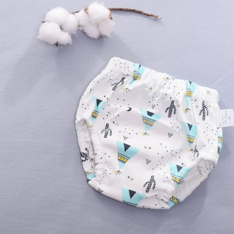 
Antibacterial baby training pants Washable Infants Children Baby Cotton Training Pants Cute Baby Diapers Reusable Nappies pants 