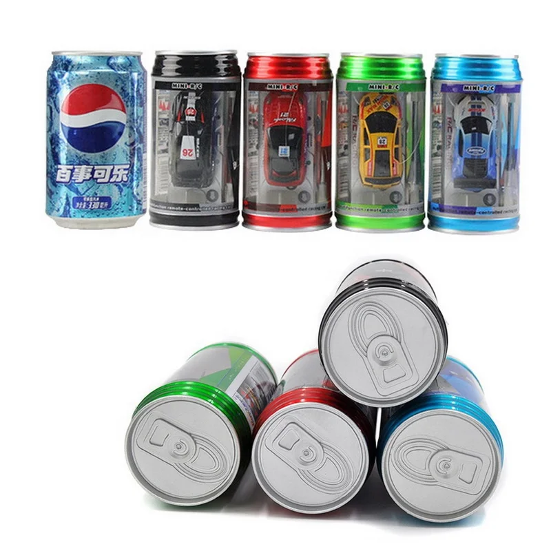 
1:63 Hot Sales 20Km/h Coke Can RC Car High Speed Racing Mini Electric Car Mini Car For Children 