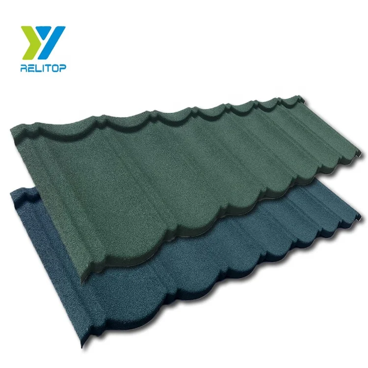 Galvanized corrugated roof sheet/stone coated metal tiles in kerala/roofing tile