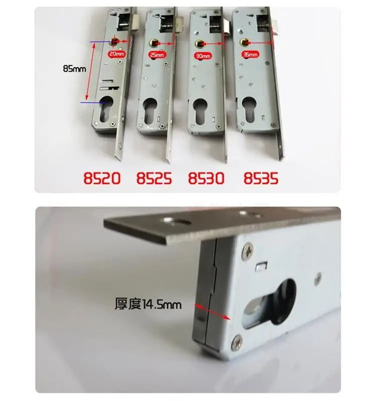 high quality mortise euro profile door lock body