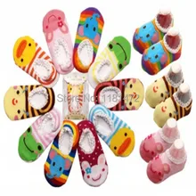 High Quality 10 pairs lot 20 pieces Baby Socks With Animal Baby Outdoor Shoes Baby Anti