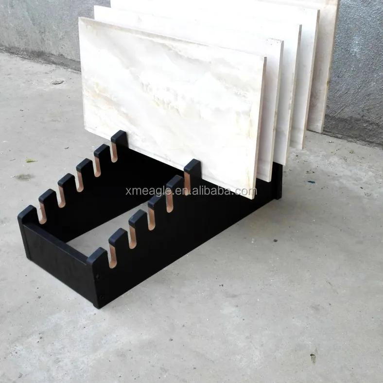 Tile and stone wood floor tile display stands for wood