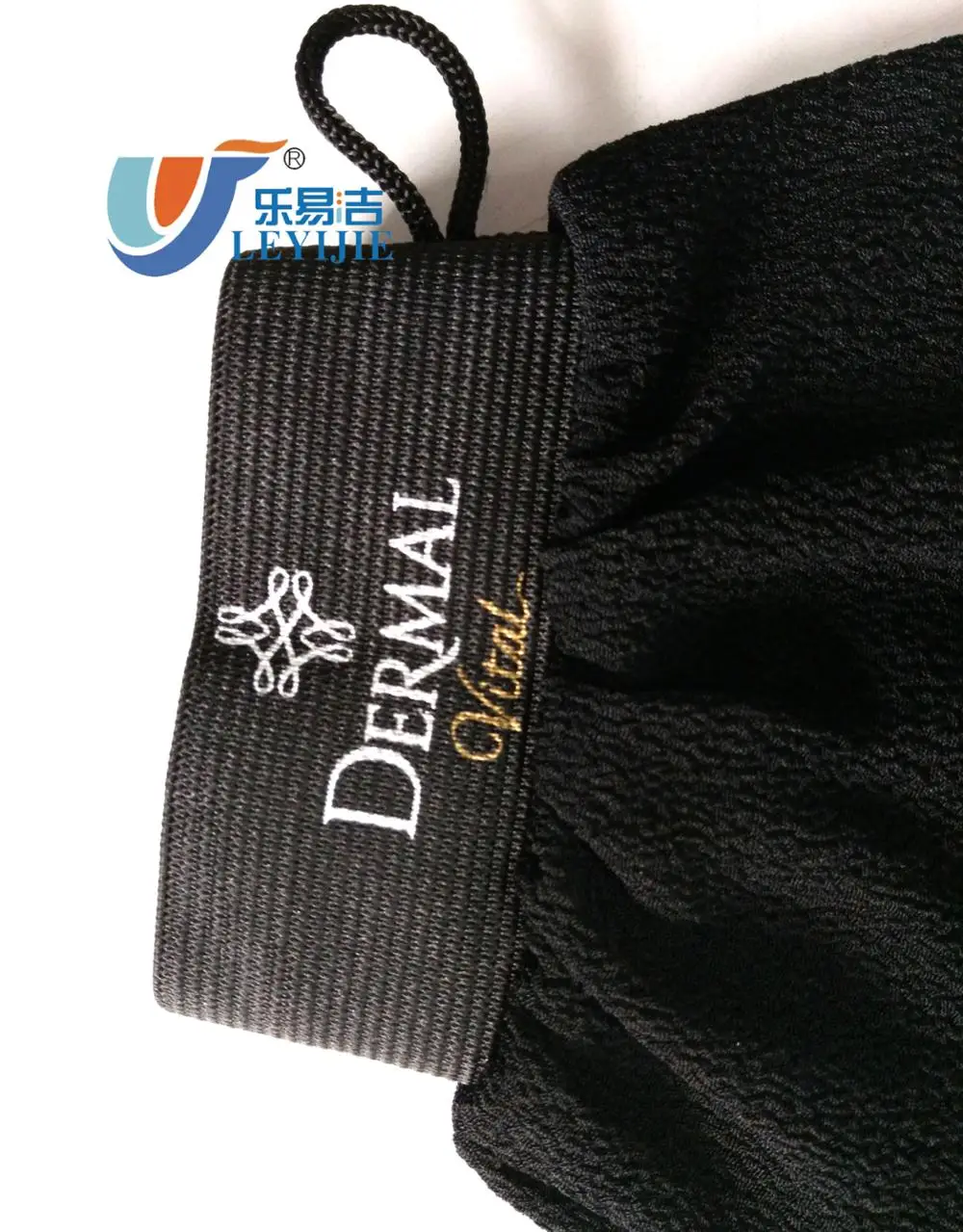 Daily Needed Product Custom Printed Logo Blove Glove Scrubber Natural Viscose Hammam Spa Glove