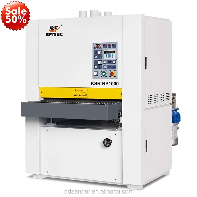 Лидер продаж, высокопрочный шлифовальный станок для дерева с широким ремнем KSR-RP1000 Qingdao