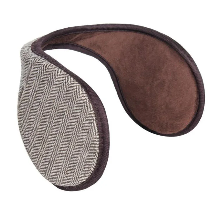
Herringbone Ear cover pattern And then a warm ear sleeve winter earmuffs 