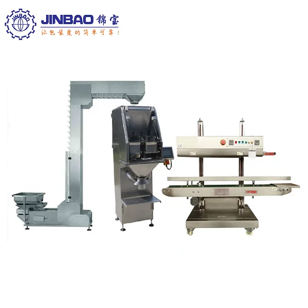 
Granule bag filling and sealing machine, grain packing machine, sugar or salt packer 