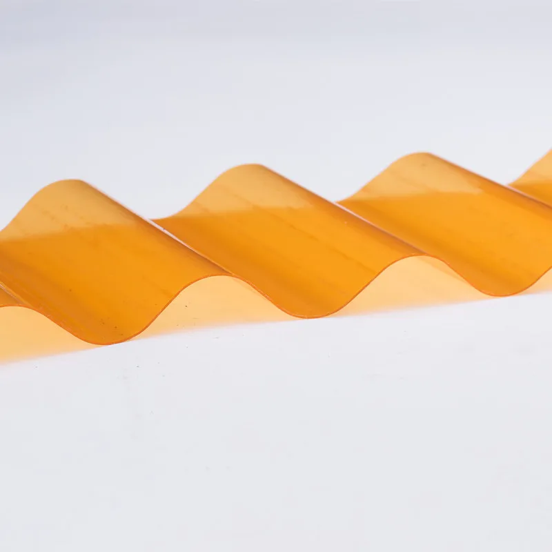 
Transparent roofing corrugated pc polycarbonate wave panel 