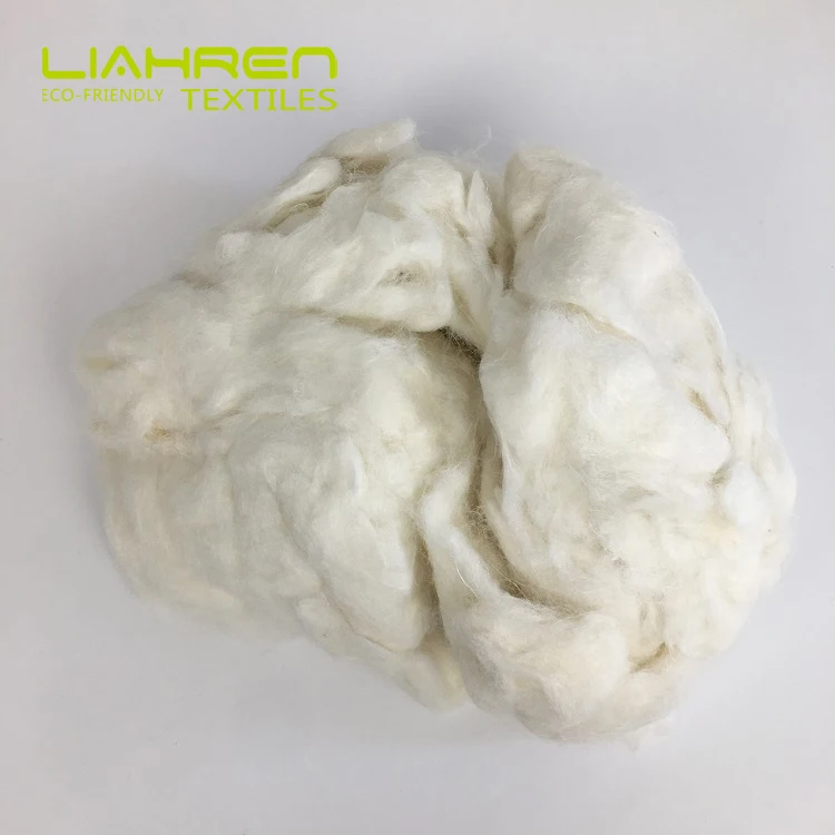 100% hemp fiber semi-bleached white hemp fiber top sliver combed hemp fiber