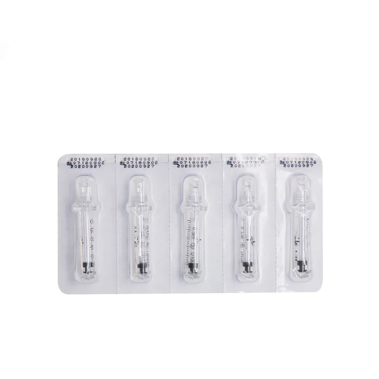 0.3ml plastic ampoule head for high pressure wrinkle removal hyaluronic pen