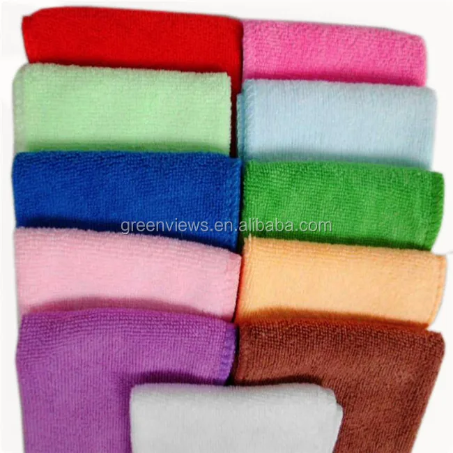 
Microfiber Small Hand Towel lovely microfiber embroidery small squares towel Size 30X40CM 