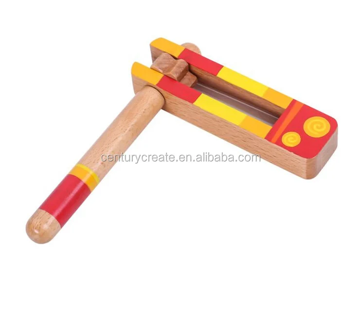 
superior quality toys wooden spin noise maker  (60460836454)