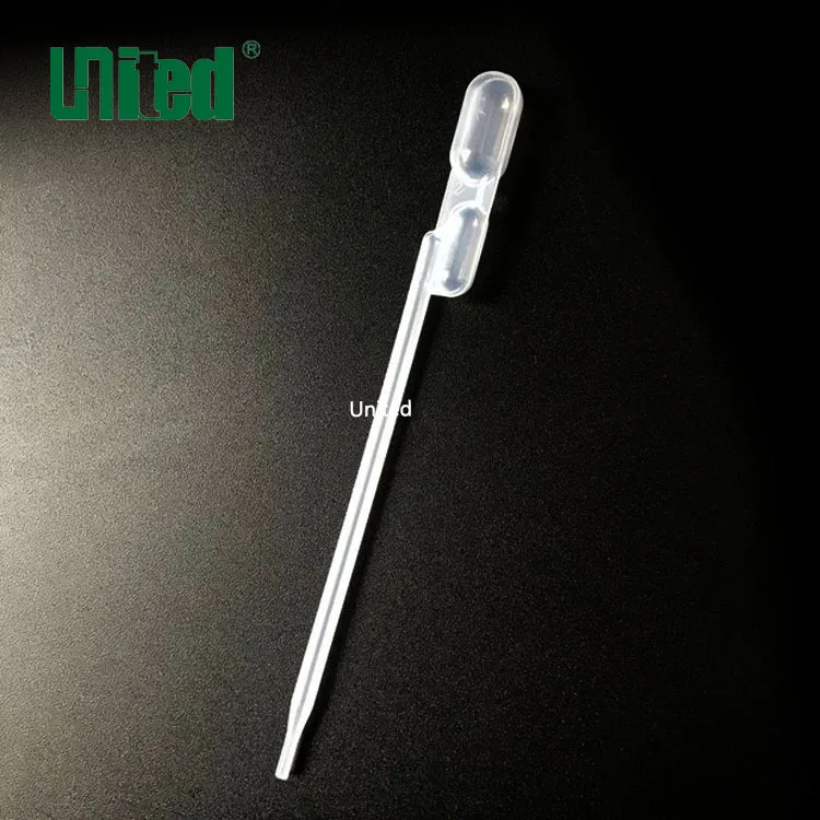 
400ul Double Bulb plastic pipette Transfer pipette for lab 