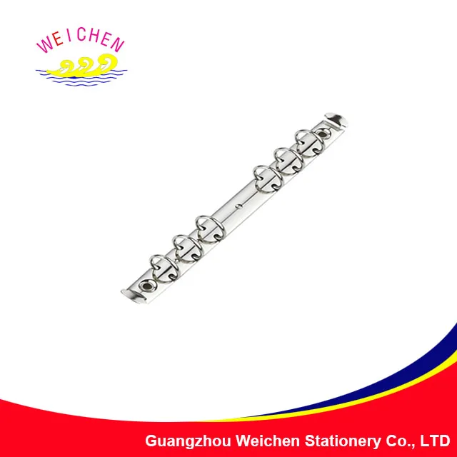 Book Binding Clip Memo type 6 Ring Binder Mechanism